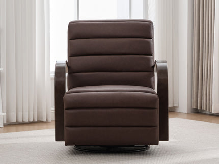 360° Swivel Accent Chair With Armrests, Comfy Lounge