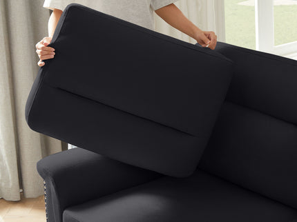 3 Seater Elegant Stationary Sofa