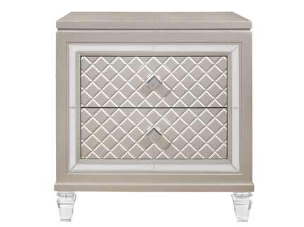Cross - Glam Nightstand - Champagne