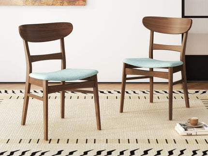 Dining Chairs With Cushioned Seat (Set of 2)