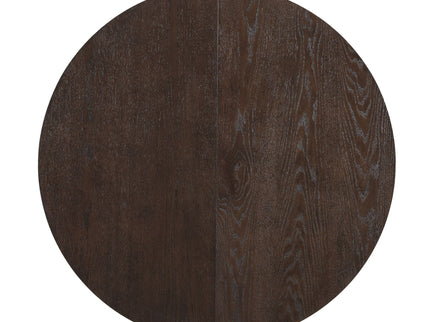 Topmax - 5 Piece Modern Extendable Round Dining Table Set With Removable Leaf For Small Places