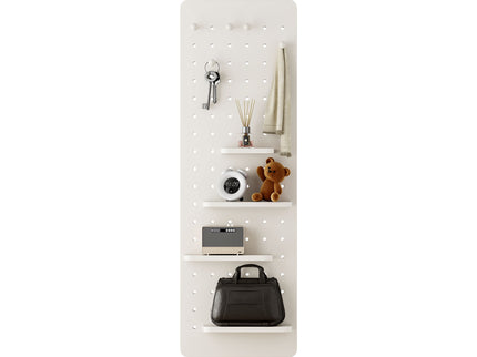 Wall Mounted Full Length Mirror With Shelf And Hook
