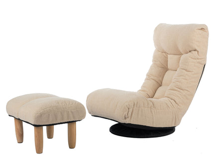 Adjustable Japanese Reclining Floor Chair Sofa With Metal Frame For Living Room