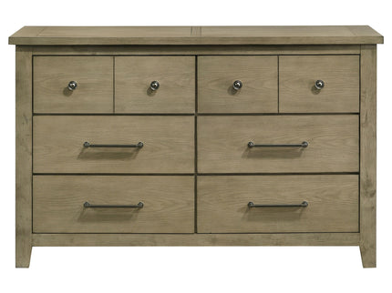 Pelton - 6 Drawer Dresser - Oak