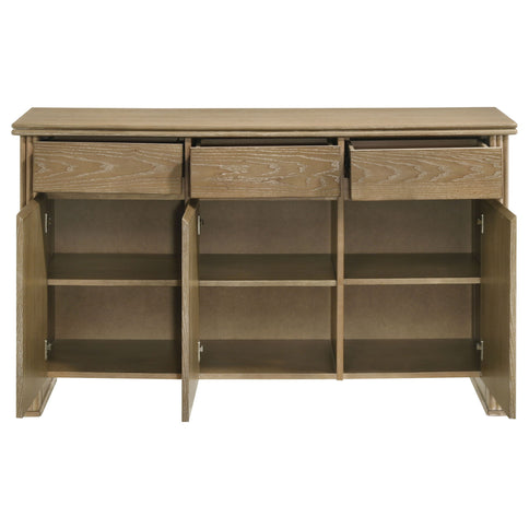 Dreydon - 3 Door Sideboard Server - Light Brown