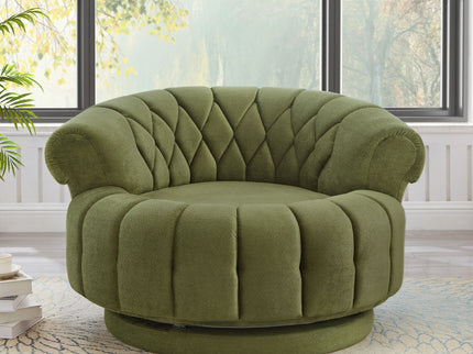 Round Swivel Accent Chair With Rotation