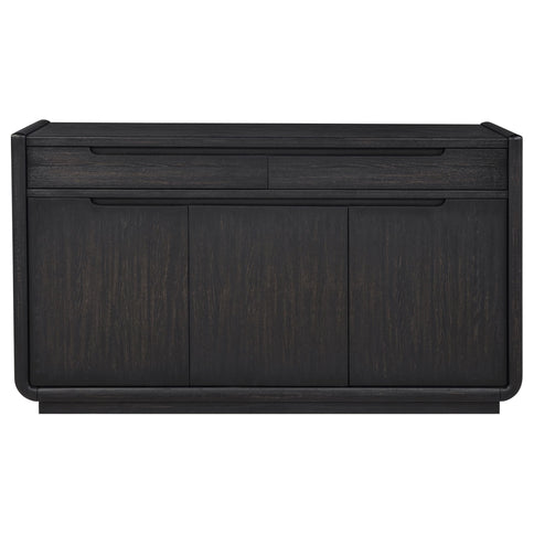 Bangor - 2 Drawer Dining Sideboard Server - Black