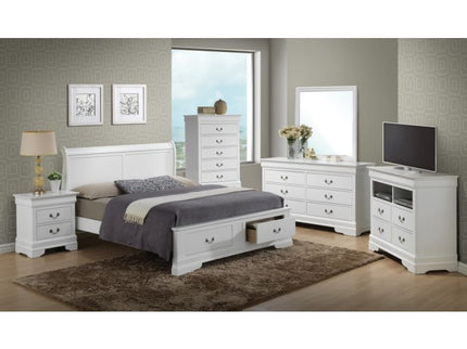 Upholstered Panel Sleigh Bed Design