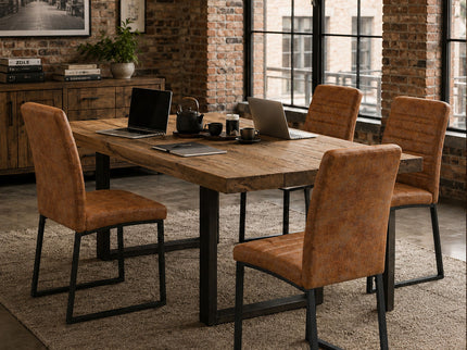 Oversized Square Design Dining Chairs For Home