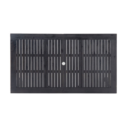 Outdoor Expandable Dining Table With Square Legs