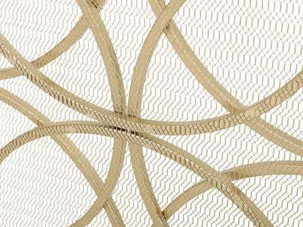 Thayer - Single Panel Iron Fireplace Screen With Geometric Design