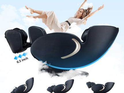 Bosscare - 3D Zero Gravity Massage Chair, Full Body Shiatsu Recliner With App