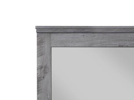 Vidalia - Rustic Mirror - Gray / Oak