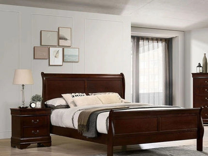 Louis Phillipe Sleigh Bed