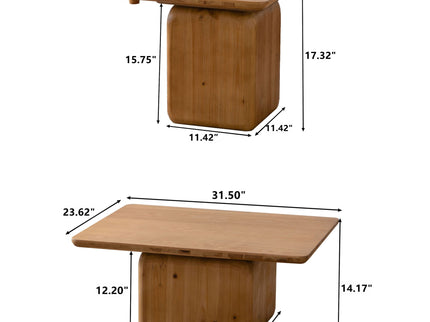 Square Coffee Table Set (Set of 2)