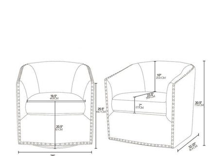 Luxurious Chair With 360 Degree Rotation