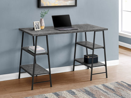 Computer Desk For Home Office, Laptop, Storage Shelves, Contemporary & Modern