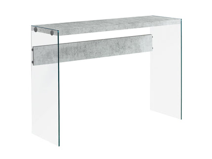 Accent Console Table For Entryway, Glossy Spacious Surface