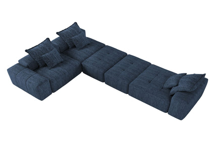 Modern Oversized Diy Combination Modular Sectional Sofa & Pillows