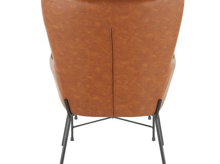 Izzy - Industrial Lounge Chair & Ottoman Set