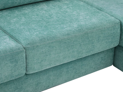 L-Shaped Modular Sofa With Double Layer Cushion