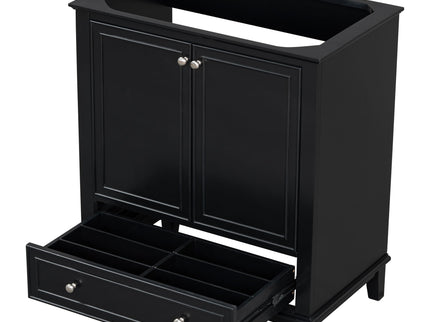 Modern Bathroom Vanity Base Only With Doors And Drawer