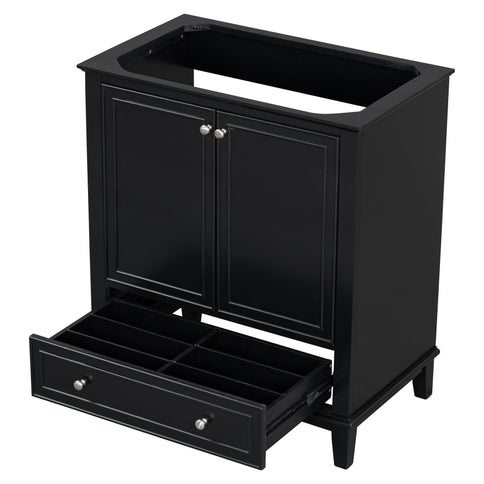 Modern Bathroom Vanity Base Only With Doors And Drawer