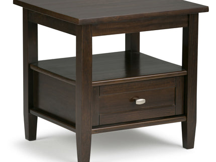 Warm Shaker - End Table - Tobacco Brown