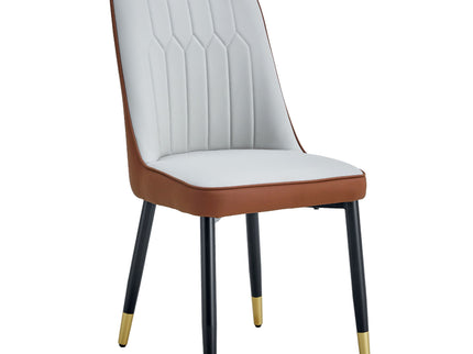 Modern Dining Chair With Metal Leg