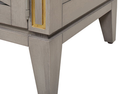 Dauphin - TV Stand Storage Display Console Table - Gray Cashmere