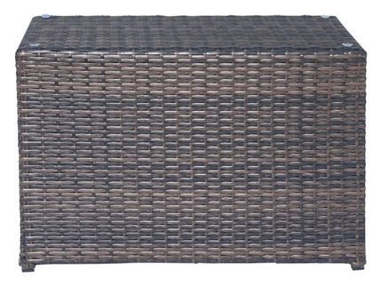 Comfortable Modern Patio Rattan Sectional Set With Cushions
