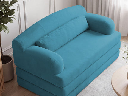 2 Seater Sofa Bed, Compact Foldable Floor Couch
