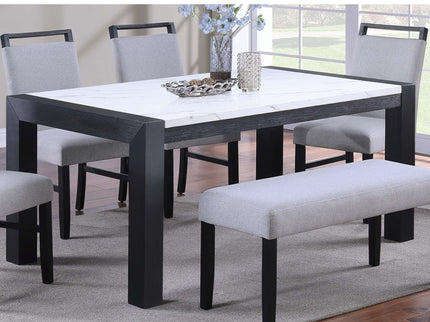 Dining Table - Charcoal / White / Charcoal