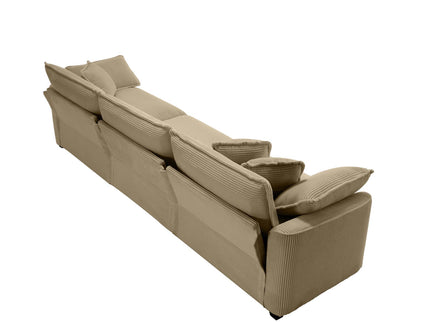 Elegant Oversized Sectional Sofa Set With Deep Seats And Flexible Layout