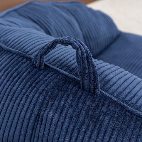 Giant Bean Bag Chair Sofa For Living Room - Dark Blue