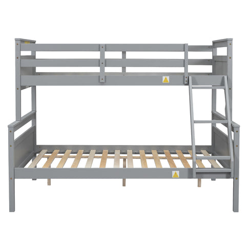 Bunk Bed With Ladder And Safety Guardrail