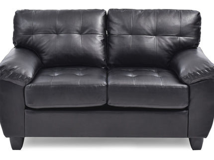 Stylish Loveseat With Padded Arms