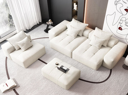 Modern Oversized Diy Combination Modular Sectional Sofa With Pillows