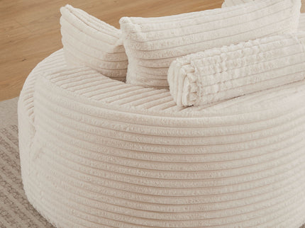 Modern Single Sofa With Backrest Pillow For Living Room