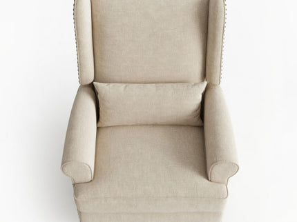 Extra Wide Swivel Recliner Glider Chair With Footrest