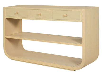 Console Table With 3 Soft Close Drawers & 2 Open Shelves