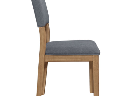 Topeka - Upholstered Dining Side Chair (Set of 2) - Brown