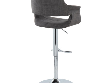 Vintage Flair - Mid Century Modern Adjustable Barstool & Straight T Footrest (Set of 2)