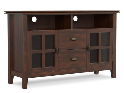 Artisan - TV Media Stand, Handcrafted - Russet Brown