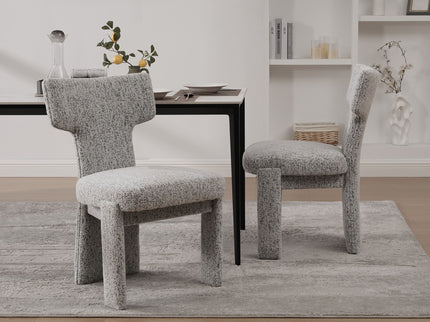 Armless Curved Back Accent Chairs