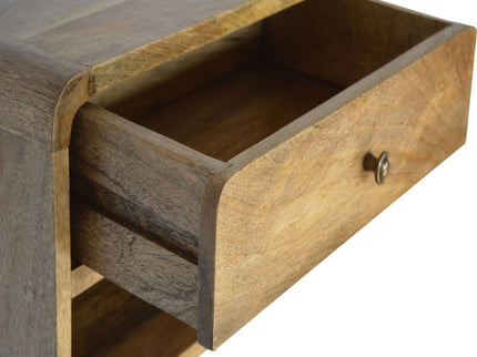 Curve Upper Slot Floating Nightstand