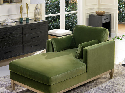 Knox - Modern Farmhouse Chaise Lounge Chair