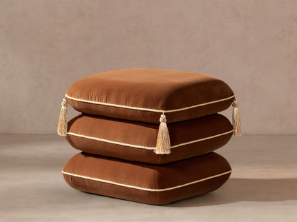 Monarch - Squared Upholstered Ottoman