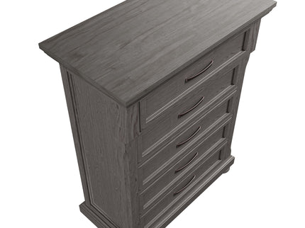 1 Piece Chest With Unique Legs - Antique Gray