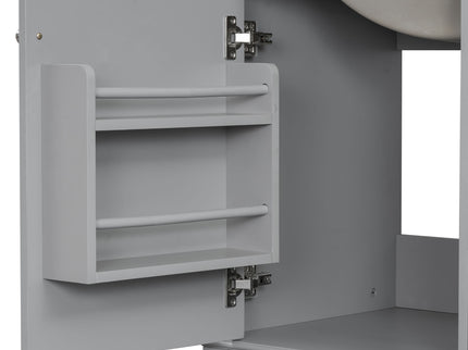 Freestanding Bathroom Vanity With Sink, Soft Close Door, 3 Drawers